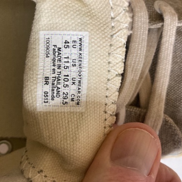 Keen Coronado III 11.5 Med Tan/Khaki canvas sneakers never worn! - Picture 4 of 6